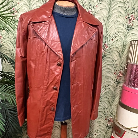 JC Penney Vintage Leather jacket - Picture 1 of 7
